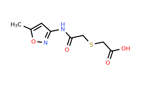 CAS 436091-57-5 | 2-({[(5-methyl-1,2-oxazol-3-yl)carbamoyl]methyl}sulfanyl)acetic acid