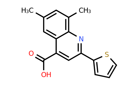 CAS 436092-53-4 | 6,8-Dimethyl-2-(thiophen-2-yl)quinoline-4-carboxylic acid