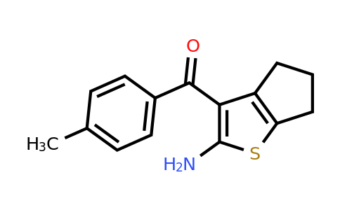 CAS 436093-41-3 | 3-(4-methylbenzoyl)-4H,5H,6H-cyclopenta[b]thiophen-2-amine