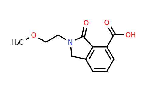 CAS 436093-44-6 | 2-(2-Methoxyethyl)-3-oxo-2,3-dihydro-1H-isoindole-4-carboxylic acid