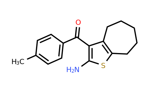 CAS 436093-45-7 | 3-(4-methylbenzoyl)-4H,5H,6H,7H,8H-cyclohepta[b]thiophen-2-amine