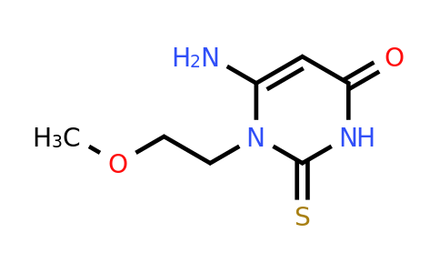CAS 436094-96-1 | 6-Amino-1-(2-methoxyethyl)-2-thioxo-2,3-dihydropyrimidin-4(1H)-one