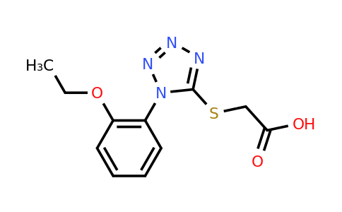 CAS 436095-22-6 | 2-{[1-(2-ethoxyphenyl)-1H-1,2,3,4-tetrazol-5-yl]sulfanyl}acetic acid