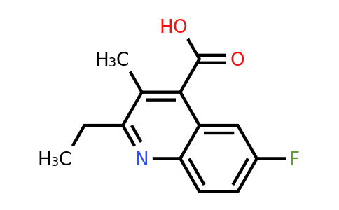 CAS 436096-49-0 | 2-Ethyl-6-fluoro-3-methylquinoline-4-carboxylic acid