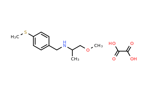 CAS 436099-59-1 | 1-Methoxy-N-(4-(methylthio)benzyl)propan-2-amine oxalate