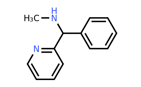 CAS 4372-44-5 | Methyl[phenyl(pyridin-2-yl)methyl]amine