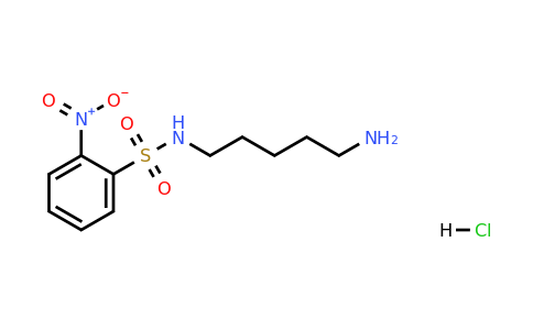 CAS 437718-20-2 | N-(5-Aminopentyl)-2-nitrobenzenesulfonamide hydrochloride