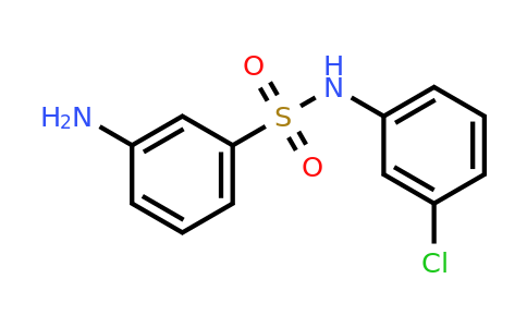 CAS 438017-93-7 | N-(3-Chlorophenyl) 3-aminobenzenesulfonamide