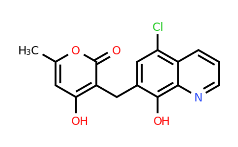 CAS 438025-44-6 | 3-[(5-chloro-8-hydroxyquinolin-7-yl)methyl]-4-hydroxy-6-methyl-2H-pyran-2-one