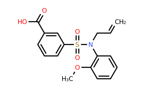 CAS 438029-15-3 | 3-[(2-methoxyphenyl)(prop-2-en-1-yl)sulfamoyl]benzoic acid