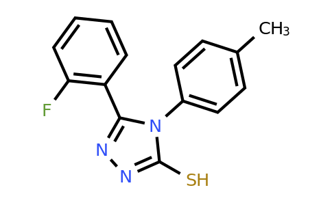 CAS 438029-55-1 | 5-(2-fluorophenyl)-4-(4-methylphenyl)-4H-1,2,4-triazole-3-thiol