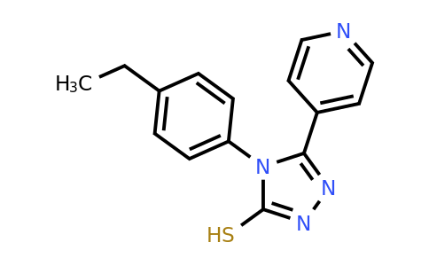 CAS 438030-02-5 | 4-(4-Ethylphenyl)-5-(pyridin-4-yl)-4H-1,2,4-triazole-3-thiol