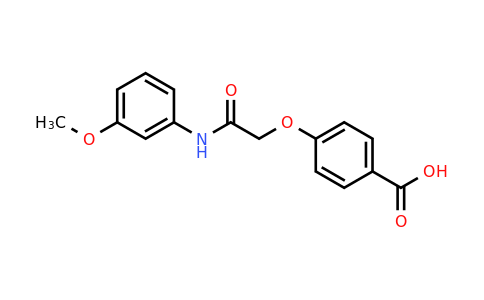 CAS 438030-11-6 | 4-{[(3-methoxyphenyl)carbamoyl]methoxy}benzoic acid