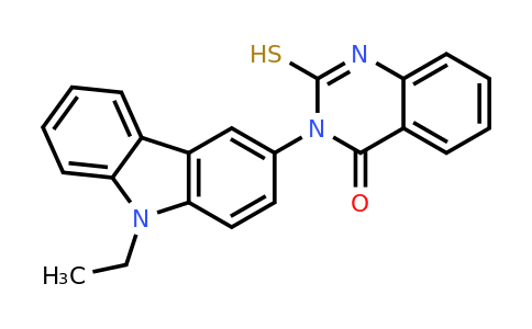 CAS 438030-15-0 | 3-(9-ethyl-9H-carbazol-3-yl)-2-sulfanyl-3,4-dihydroquinazolin-4-one