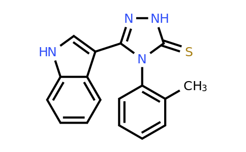 CAS 438030-27-4 | 3-(1H-indol-3-yl)-4-(2-methylphenyl)-4,5-dihydro-1H-1,2,4-triazole-5-thione