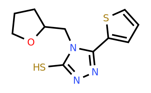 CAS 438030-51-4 | 4-[(oxolan-2-yl)methyl]-5-(thiophen-2-yl)-4H-1,2,4-triazole-3-thiol