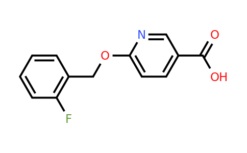 CAS 438049-63-9 | 6-[(2-fluorophenyl)methoxy]pyridine-3-carboxylic acid