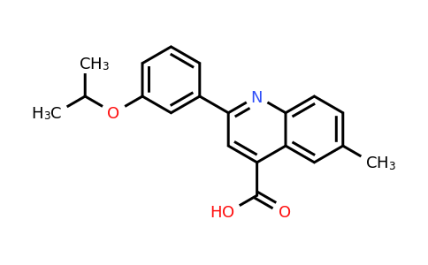 CAS 438212-49-8 | 2-(3-Isopropoxyphenyl)-6-methylquinoline-4-carboxylic acid