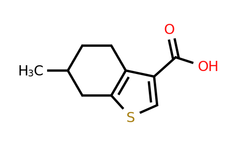 CAS 438213-69-5 | 6-methyl-4,5,6,7-tetrahydro-1-benzothiophene-3-carboxylic acid