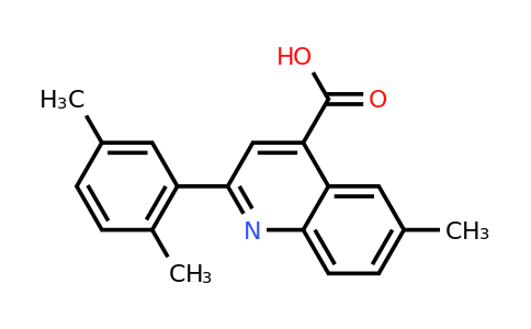 CAS 438215-97-5 | 2-(2,5-Dimethylphenyl)-6-methylquinoline-4-carboxylic acid