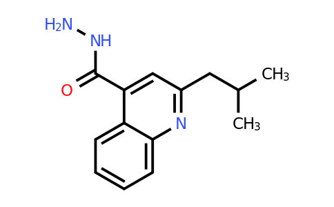 CAS 438218-35-0 | 2-(2-Methylpropyl)-4-quinolinecarboxylic acid hydrazide