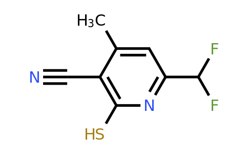 CAS 438218-60-1 | 6-(Difluoromethyl)-2-mercapto-4-methylnicotinonitrile