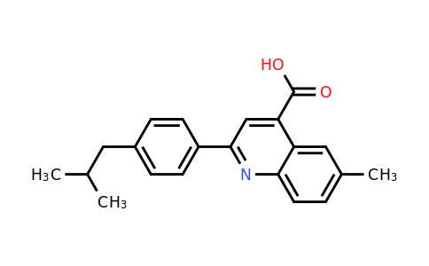 CAS 438219-40-0 | 2-(4-Isobutylphenyl)-6-methylquinoline-4-carboxylic acid