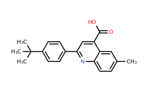 CAS 438219-50-2 | 2-(4-(tert-Butyl)phenyl)-6-methylquinoline-4-carboxylic acid