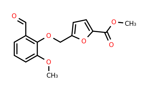 CAS 438219-58-0 | Methyl 5-((2-formyl-6-methoxyphenoxy)methyl)furan-2-carboxylate