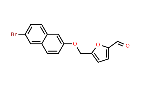 CAS 438220-10-1 | 5-(((6-Bromonaphthalen-2-yl)oxy)methyl)furan-2-carbaldehyde