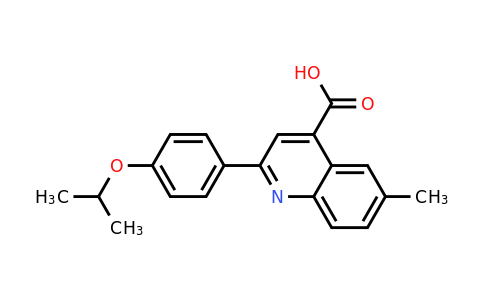CAS 438220-76-9 | 2-(4-Isopropoxyphenyl)-6-methylquinoline-4-carboxylic acid