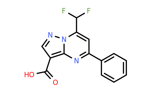 CAS 438220-85-0 | 7-(Difluoromethyl)-5-phenylpyrazolo[1,5-a]pyrimidine-3-carboxylic acid