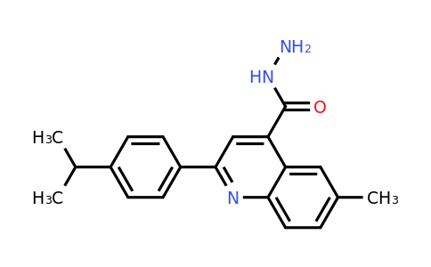 CAS 438221-46-6 | 2-(4-Isopropylphenyl)-6-methylquinoline-4-carbohydrazide