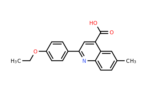 CAS 438221-64-8 | 2-(4-Ethoxyphenyl)-6-methylquinoline-4-carboxylic acid