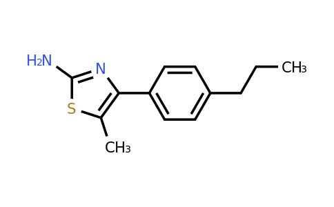 CAS 438223-45-1 | 5-methyl-4-(4-propylphenyl)-1,3-thiazol-2-amine