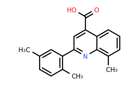 CAS 438225-43-5 | 2-(2,5-Dimethylphenyl)-8-methylquinoline-4-carboxylic acid