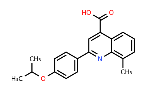 CAS 438226-06-3 | 2-(4-Isopropoxyphenyl)-8-methylquinoline-4-carboxylic acid