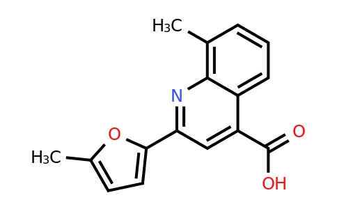 CAS 438227-14-6 | 8-Methyl-2-(5-methylfuran-2-yl)quinoline-4-carboxylic acid