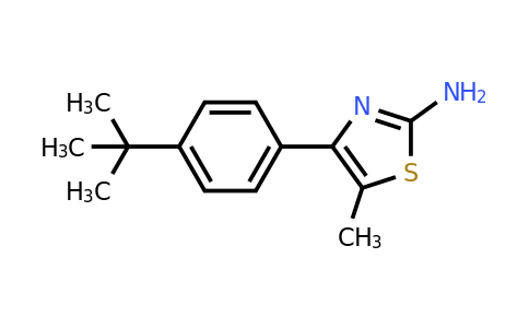 CAS 438227-35-1 | 4-(4-tert-butylphenyl)-5-methyl-1,3-thiazol-2-amine