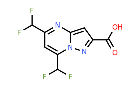 CAS 438227-84-0 | 5,7-Bis(difluoromethyl)pyrazolo[1,5-a]pyrimidine-2-carboxylic acid