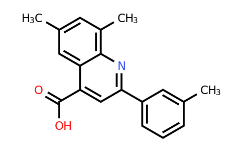 CAS 438228-13-8 | 6,8-Dimethyl-2-(m-tolyl)quinoline-4-carboxylic acid
