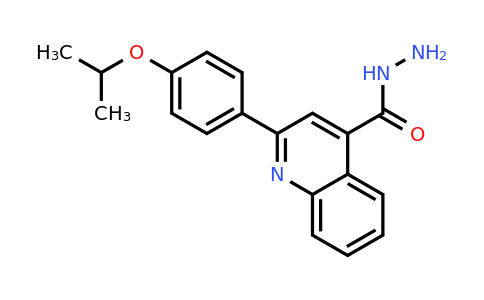 CAS 438228-91-2 | 2-(4-Isopropoxyphenyl)quinoline-4-carbohydrazide