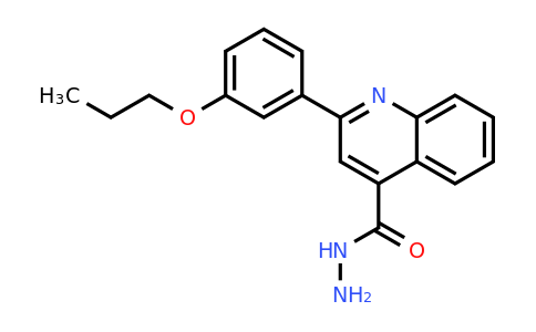 CAS 438228-97-8 | 2-(3-Propoxyphenyl)quinoline-4-carbohydrazide