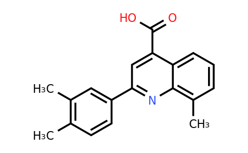 CAS 438229-29-9 | 2-(3,4-Dimethylphenyl)-8-methylquinoline-4-carboxylic acid