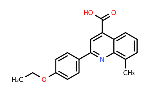CAS 438229-42-6 | 2-(4-Ethoxyphenyl)-8-methylquinoline-4-carboxylic acid