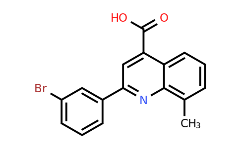 CAS 438229-60-8 | 2-(3-Bromophenyl)-8-methylquinoline-4-carboxylic acid