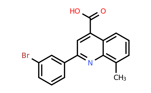 2-(3-Bromophenyl)-8-methylquinoline-4-carboxylic acid