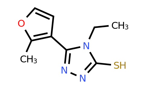 CAS 438230-35-4 | 4-Ethyl-5-(2-methylfuran-3-yl)-4H-1,2,4-triazole-3-thiol