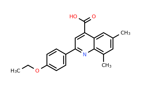 CAS 438230-44-5 | 2-(4-Ethoxyphenyl)-6,8-dimethylquinoline-4-carboxylic acid
