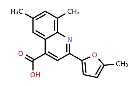 CAS 438230-57-0 | 6,8-Dimethyl-2-(5-methylfuran-2-yl)quinoline-4-carboxylic acid
